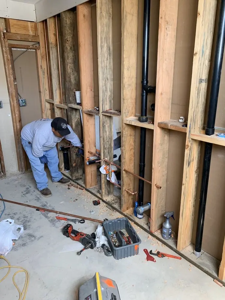 Commercial rough-in plumbing for Water Heater Replacement in Silver Fern Estates